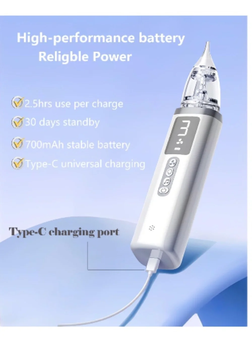 Baby Nasal Aspirator Rechargeable